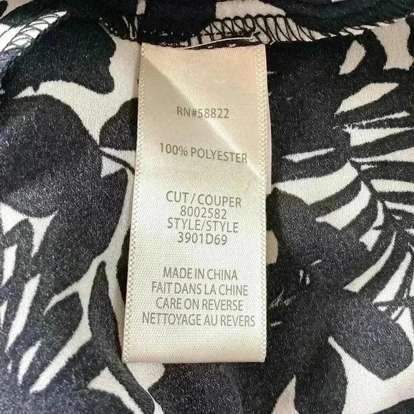 NWT Max Studio Black White Tiered Maxi Dress Size Small - Picture 8 of 8